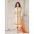 Fashionshopy Beautifull Orange Colord Cotton Emoidered Chudidar Straight Suit FS203-104