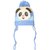 Wonderkids Crochet Panda Face Baby Cap - Multi 3 To 9 Months