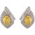 World of Silver Yellow 92.5 Sterling Silver Pendant Set for Women
