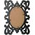 Onlineshoppee Wooden Antique With Handicraft Work Fancy Design Mirror Frame Size(LxBxH-9x1x12) Inch