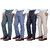 IndiStar Combo Offer Mens Formal Trouser (Pack of 4)
