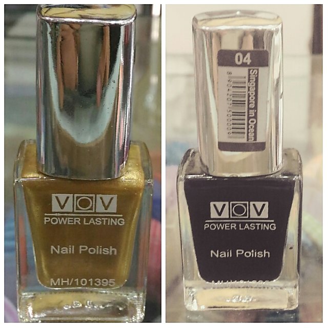 VOV International-Samudra nandy-Kolkata. - Model No- DH-111& 124. This is  our premium quality nailpaints. Applicable for those girls who needs colour  with better quality molecule due to sensitive issue. So girls why