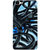 Casotec Black and Blue Rings Design 3D Printed Hard Back Case Cover for vivo Y27L