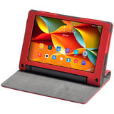Premium Quality PU Leather Lenovo Yoga Tab3 8 inches Flip Cover +Free Stylus Pen - Red