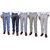 IndiStar Combo Offer Mens Formal Trouser (Pack of 5)