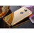 Luxury Aluminum Frame Mirror Back Cover Case Bumper For Honor Holly 2 Plus - Gold