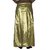 Gold Leather Shimmer A line Saree Petticoat