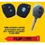 Suzuki Black Silicone Car Key Cover for Swift, Dzire, Ertiga, Ritz, SX4, Wagonr