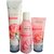 Avon Naturals Rose  Pearl Whitening Cleanser, Toner And Powdery Cream (Set Of)