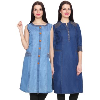 denim kurti