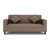 Jakarta 5 Seater (3+1+1) Sofa Set in Beige Upholstery with Cushions
