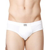 Liberty White color Solid Brief for men