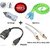 Combo Pack Of OTG  Cable For Mobile + Car Mobile Charger + Data Cable + Aux Cable