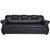 Earthwood - NancyBLK1005 5 Seater (3+1+1) Sofa Set in Black