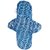 Femy Washable  Reusable Sanitary Cloth Pad (Combo) -Kalamkari Maroon  Ikkat Blue
