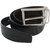 Rotomax Black Genuine Leather  42 Size Mens Belt With Carring Case