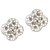Urthn Alloy Silver Floral Stud Earrings - 1306626