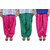 IndiWeaves Women's Cotton Patiala Salwar Combo (Pack of 3 Salwar)