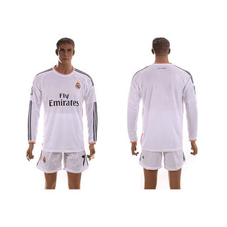 White Real Madrid Jersey Full Sleeve / Federico Valverde Real Madrid ...