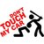 Indiashopers Don't Touch my Car  Sides Windows Car Sticker