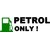 Indiashopers Petrol Only Bumper Sides Windows Car Sticker
