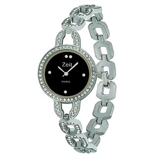 Zeit silver bracelet watch for women
