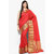 Parchayee Red Art Silk Printed Saree With Blouse