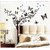 Decor Kafe Butterfly with Floral Wall Sticker  49x27(INCH)