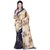 Parchayee Beige Art Silk Floral Saree With Blouse