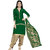 Craftliva Green Plain Crepe Salwar Suit Material