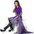 Craftliva Purple Printed Cotton Salwar Suit Material