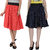 SMART AND GLAM A-LINE WOMEN'S SKIRT Combo3 S
