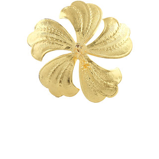 Buy Anuradha Art Golden Finish Adorable Hibiscus/Jaswand Flower For ...