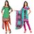 Aaina Pack of 2 Multicolor American Crepe Printed Dress Material (SB-Pack of 2 American Crepe Dress Material-11)