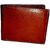 Brown pure leather men wallet