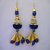 Blue Latkan Brooch (Tassels) with Beads for Kurti , Saree, Blouse Dresses  - Aashna Creations
