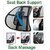skm Car Seat Back Rest Lumber Support Accupressure Beads-Black