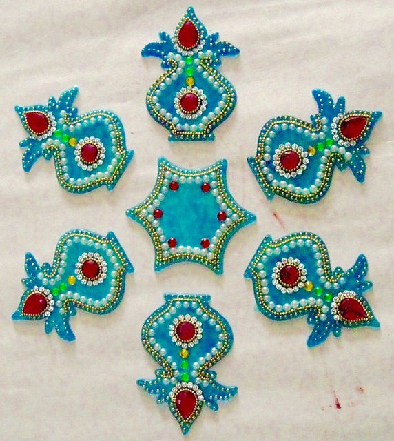 46Pcs Water Soluble Embroidery Patterns,Embroidery Nepal