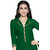 Craftliva Green Plain Crepe Salwar Suit Material