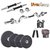 LIVESTRONG 20 KG HOME GYM SET WITH 3 FT CURL ROD + ACCESSORIES