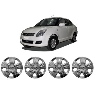Online Chrome Plated Wheel Covers For Maruti Suzuki Swift Dzire 5 Spikes Set Of 4 Prices Shopclues India
