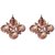 Fancy Bow Style Multicolour Stud Earrings - 741.15