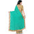 Melluha New Designer Green and Beige Color Party Festive Wear Half N Half Chiffon Saree With Blouse Piece