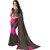 Melluha New Designer Black Color Party Festive Wear Gorgette Saree With Blouse Piece