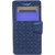 Jojo Flip Cover for Xolo Q500s Ips (Dark Blue)