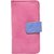 Jojo Flip Cover for Alcatel One Touch Idol 2 (Pink, Dark Blue)