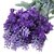 Imported 1 Bunch Fake Provence Lavender Bouquet Home Office Decor - Deep Purple