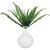 Imported 1 Bunch Artificial Green Boston Fern Plastic Grass Leaves For Home Decor