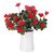 Imported 2 Bunches Fake Azalea Artificial Rose Flower Bouquet Wedding Decor Red