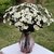 Imported Bunch Artificial Flowers Plant Daisy Bush Bouquet Home Party Decor Off-White